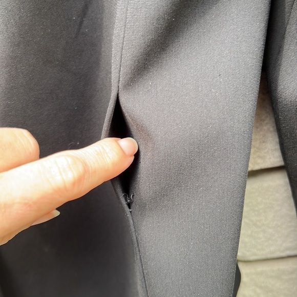 BCBGMaxAzria Black Collarless 1 Button Blazer XS - Picture 4 of 14